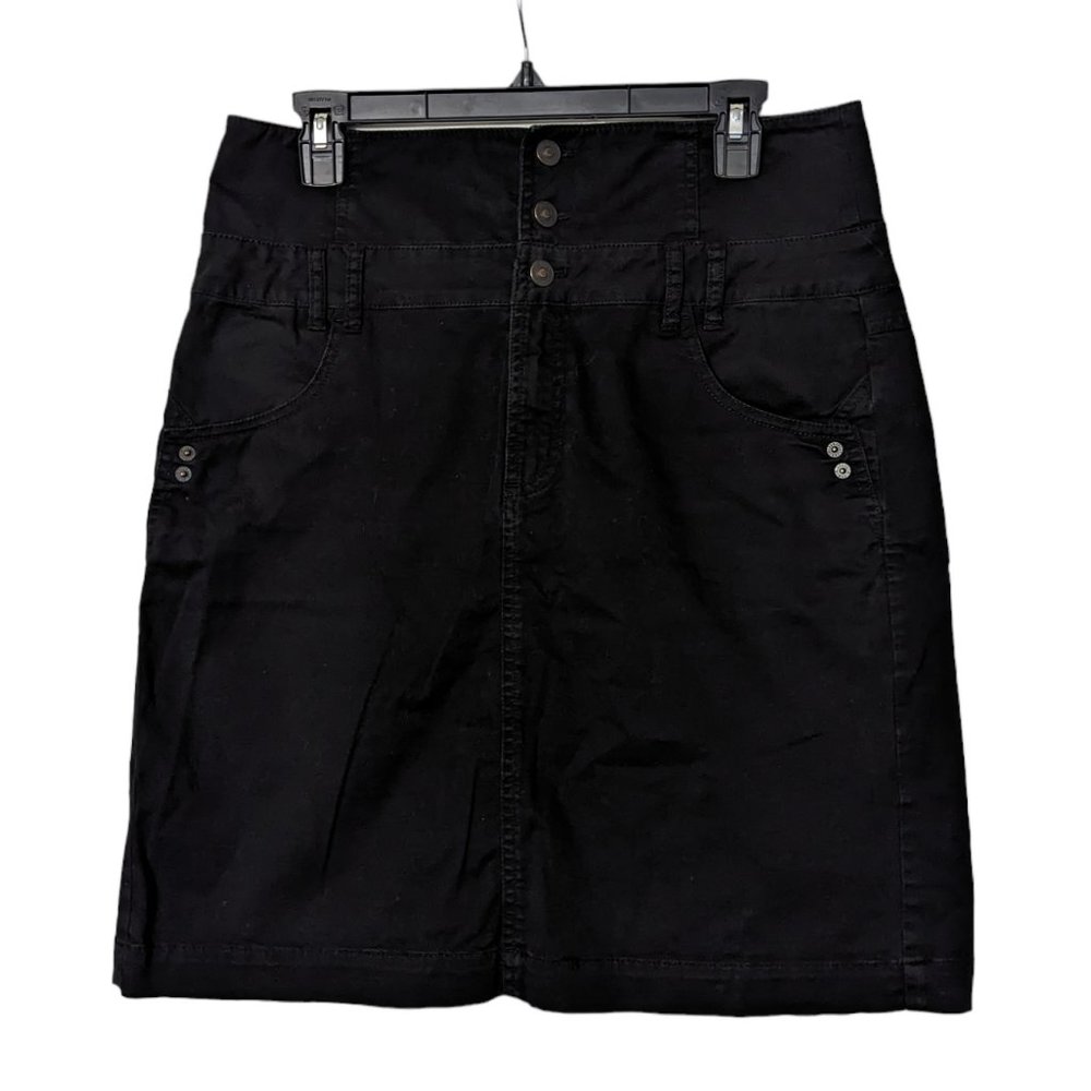 Women's Jackpot high waisted organic skirt, black, size 40